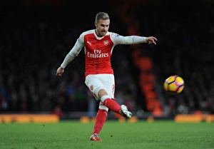 Arsenal V AFC Bournemouth 2016/17 Prints: Aaron Ramsey in Action: Arsenal vs AFC Bournemouth, Premier League 2016/17