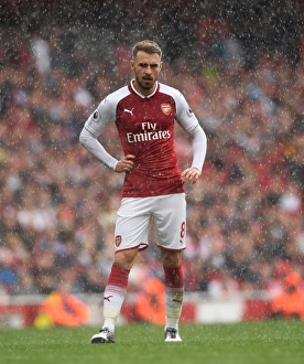 Arsenal V AFC Bournemouth 2017-18 Prints: Aaron Ramsey in Action: Arsenal vs AFC Bournemouth, Premier League 2017-18