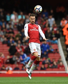 Arsenal V AFC Bournemouth 2017-18 Prints: Aaron Ramsey in Action: Arsenal vs AFC Bournemouth, Premier League 2017-18