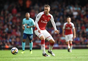 Arsenal V AFC Bournemouth 2017-18 Prints: Aaron Ramsey in Action: Arsenal vs AFC Bournemouth, Premier League 2017-18