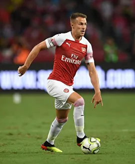 Arsenal V Atletico Madrid 2018-19 Prints: Aaron Ramsey in Action: Arsenal vs Atletico Madrid, International Champions Cup 2018