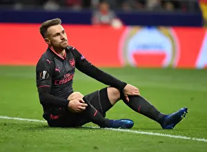 Aaron Ramsey in Action: Arsenal vs Atletico Madrid - Europa League Semi-Final (2017-18)