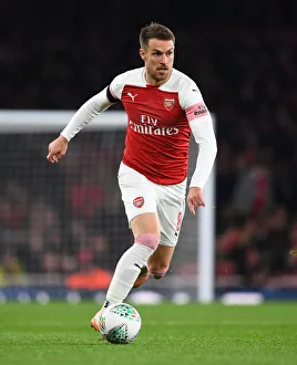 Aaron Ramsey in Action: Arsenal vs Blackpool, Carabao Cup 2018-19
