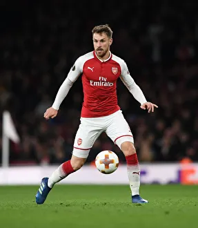 Aaron Ramsey in Action: Arsenal vs CSKA Moscow, UEFA Europa League Quarterfinals