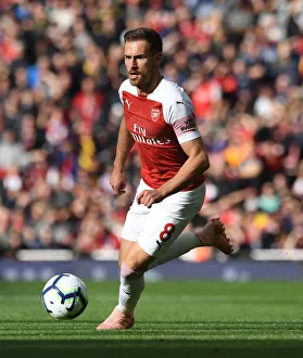 Arsenal V Everton 2018-19 Prints: Aaron Ramsey in Action: Arsenal vs. Everton (2018-19)