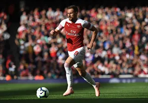 Arsenal V Everton 2018-19 Prints: Aaron Ramsey in Action: Arsenal vs. Everton (2018-19)