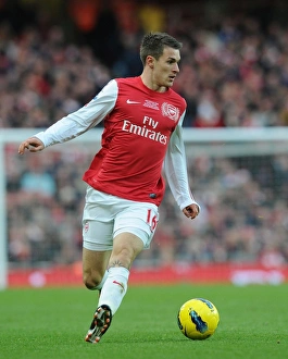 Arsenal V Everton 2011-12 Prints: Aaron Ramsey in Action: Arsenal vs Everton, Premier League 2011-12