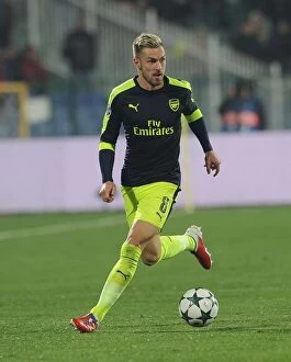 Images Dated 1st November 2016: Aaron Ramsey in Action: Arsenal vs Ludogorets, UEFA Champions League 2016-17