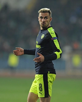 Aaron Ramsey in Action: Arsenal vs Ludogorets, UEFA Champions League 2016-17