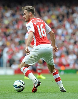 Arsenal V Manchester City 2014-15 Prints: Aaron Ramsey in Action: Arsenal vs Manchester City, Premier League 2014-15