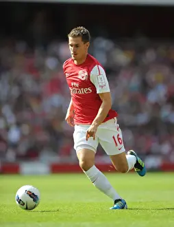 Arsenal V New York Red Bulls 2011-12 Prints: Aaron Ramsey in Action: Arsenal vs New York Red Bulls, Emirates Cup 2011