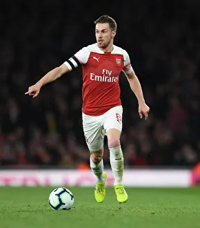 Arsenal V Newcastle United 2018-19 Prints: Aaron Ramsey in Action: Arsenal vs Newcastle United, Premier League 2018-19