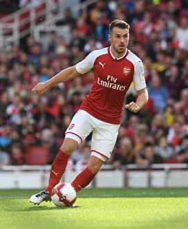 Arsenal V Seville - Emirates Cup 2017-18 Prints: Aaron Ramsey in Action: Arsenal vs Sevilla, Emirates Cup 2017-18