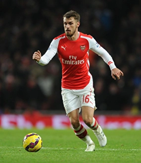 Arsenal V Southampton 2014-15 Prints: Aaron Ramsey in Action: Arsenal vs Southampton, Premier League 2014-15