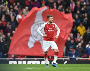 Aaron Ramsey in Action: Arsenal vs Stoke City, Premier League 2017-18