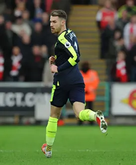 Aaron Ramsey in Action: Arsenal vs Swansea City (2016-17)