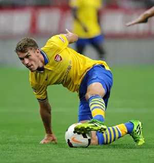 Uwara Red Diamonds V Arsenal 2013-14 Prints: Aaron Ramsey in Action: Arsenal vs Urawa Red Diamonds, Japan 2013