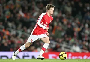 Ramsey Aaron Prints: Aaron Ramsey in Action: Arsenal's 3:1 FA Cup Victory over Plymouth Argyle (2009)
