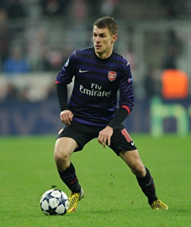 Aaron Ramsey in Action: Bayern Munich vs. Arsenal, UEFA Champions League 2012-13