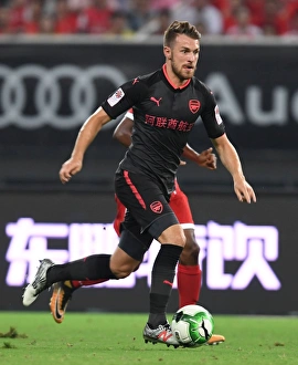 Aaron Ramsey in Action: Bayern Munich vs Arsenal, Shanghai Pre-Season Friendly 2017