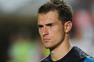 Benfica V Arsenal 2011-12 Prints: Aaron Ramsey in Action: Benfica vs. Arsenal Pre-Season Friendly, 2011