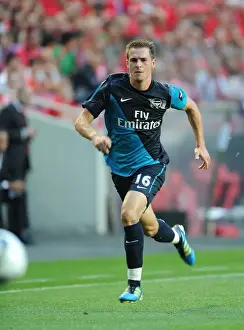 Benfica V Arsenal 2011-12 Prints: Aaron Ramsey in Action: Benfica vs Arsenal Pre-Season Friendly, 2011