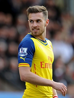 Burnley V Arsenal 2014/15 Prints: Aaron Ramsey in Action: Burnley vs. Arsenal, Premier League 2015