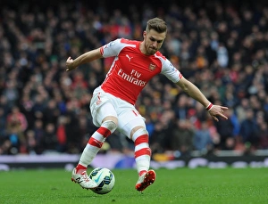 Arsenal V Liverpool 2014-15 Prints: Aaron Ramsey: In Action Against Liverpool, Arsenal Premier League 2014-15