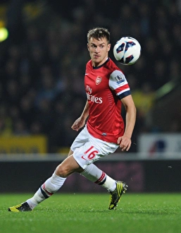 Aaron Ramsey in Action: Norwich City vs. Arsenal, Premier League 2012-13