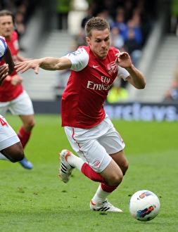 Queens Park Rangers V Arsenal 2011-12 Prints: Aaron Ramsey in Action: Queens Park Rangers vs. Arsenal, Premier League 2012