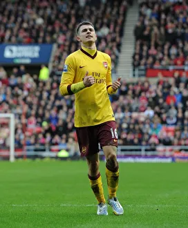 Sunderland V Arsenal 2012-13 Prints: Aaron Ramsey in Action: Sunderland vs. Arsenal, Premier League 2012-13