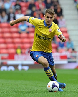 Aaron Ramsey in Action: Sunderland vs. Arsenal, Premier League 2013-14