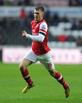 Swansea Prints: Aaron Ramsey in Action: Swansea City vs. Arsenal, Premier League 2012-13
