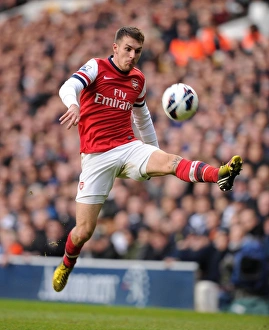 Tottenham Hotspur V Arsenal 2012-13 Prints: Aaron Ramsey in Action: Tottenham Hotspur vs. Arsenal, Premier League 2012-13