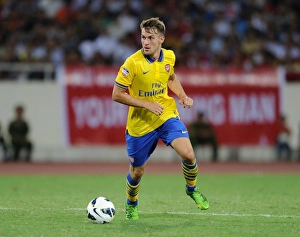 Vietnam V Arsenal 2013-14 Prints: Aaron Ramsey: In Action Against Vietnam (2013-14)
