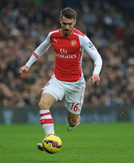 West Bromwich Albion V Arsenal 2014/15 Prints: Aaron Ramsey in Action: West Bromwich Albion vs. Arsenal, Premier League 2014/15