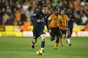Wolverhampton Wanderers v Arsenal 2009-10 Collection: Aaron Ramsey (Arsenal)