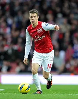 Aaron Ramsey (Arsenal). Arsenal 1: 0 Queens Park Rangers. Barclays Premier League