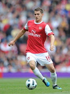 Arsenal V Aston Villa 2010-11 Prints: Aaron Ramsey (Arsenal). Arsenal 1: 2 Aston Villa, Barclays Premier League