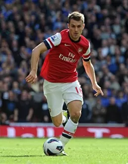 Images Dated 29th September 2012: Aaron Ramsey (Arsenal). Arsenal 1: 2 Chelsea. Barclays Premier League. Emirates Stadium, 29 / 9 / 12