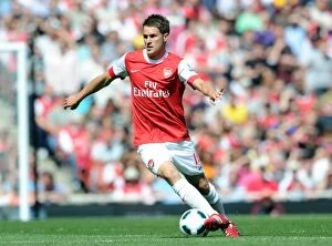 Arsenal v Manchester United 2010-2011 Collection: Aaron Ramsey (Arsenal). Arsenal 1: 0 Manchester United, Barclays Premier League