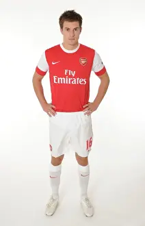 Aaron Ramsey (Arsenal). Arsenal 1st Team Photocall and Membersday. Emirates Stadium