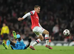 Aaron Ramsey (Arsenal). Arsenal 2: 0 Olympic Marseille. UEFA Champions League. Group F