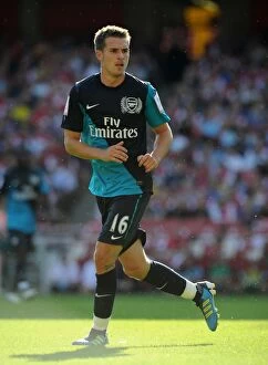 Images Dated 30th July 2011: Aaron Ramsey (Arsenal). Arsenal 2: 2 Boca Juniors. Emirates Cup Day 1. Emirates Stadium, 31 / 7 / 11