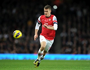 Arsenal V Fulham 2012-13 Prints: Aaron Ramsey (Arsenal). Arsenal 3: 3 Fulham