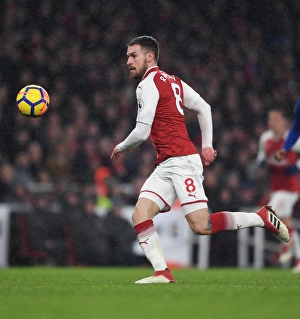 Images Dated 3rd February 2018: Aaron Ramsey (Arsenal). Arsenal 5: 1 Everton. Premier League. Emirates Stadium, 3 / 2 / 18