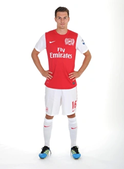 Aaron Ramsey (Arsenal). Arsenal Photocall, Emirates Stadium, Arsenal Football Club Aaron Ramsey (Arsenal). Arsenal Photocall, Emirates Stadium, Arsenal Football Club