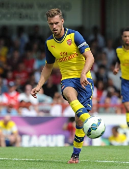 Aaron Ramsey (Arsenal). Boreham Wood 0: 2 Arsenal. Pre Season Friendly. Meadow Park
