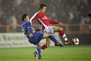 Ramsey Aaron Prints: Aaron Ramsey (Arsenal) Callum Reynolds (Portsmouth)