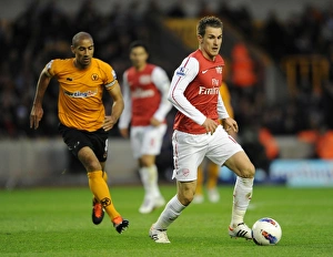 Aaron Ramsey (Arsenal) Carl Henry (Wolves). Wolverhampton Wanderers 0:3 Arsenal Aaron Ramsey (Arsenal) Carl Henry (Wolves). Wolverhampton Wanderers 0:3 Arsenal